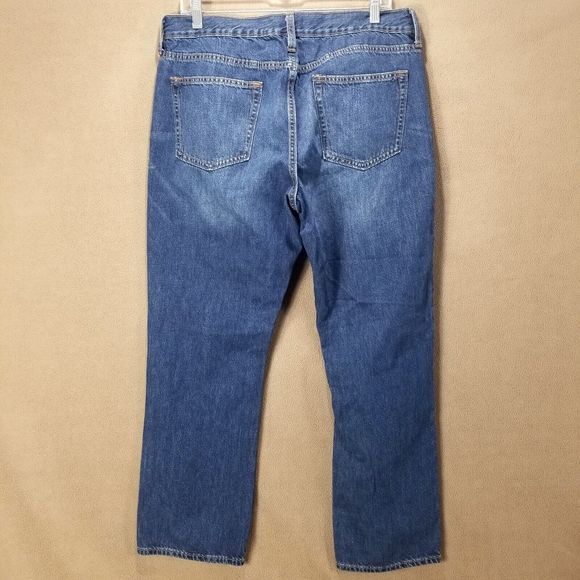 Old NAVY Jeans Mens 36×30 Straight Denim Relaxed Blue - Picture 2 of 10